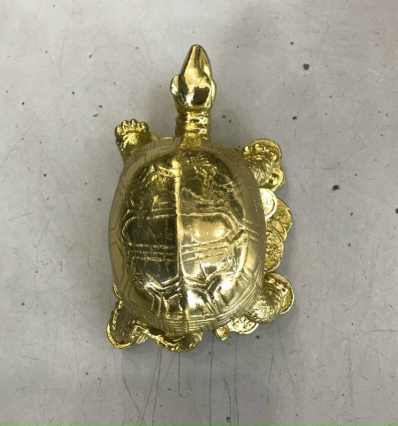 Rùa ngự trên tiền - Vật phẩm trang trí