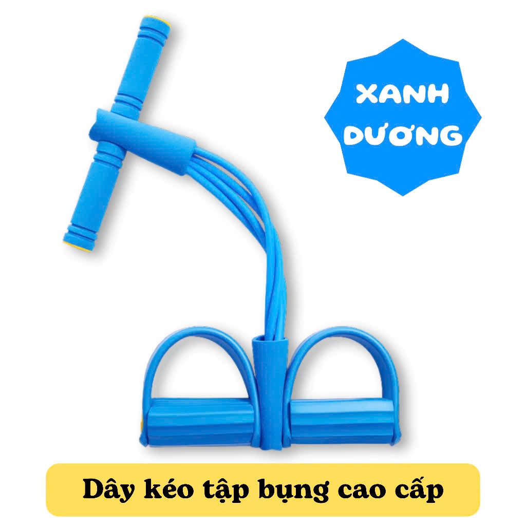 Dây kéo đàn hồi 4 ống cao su dododios tập thể tục, tập Gym tại nhà tập tay vai eo chân