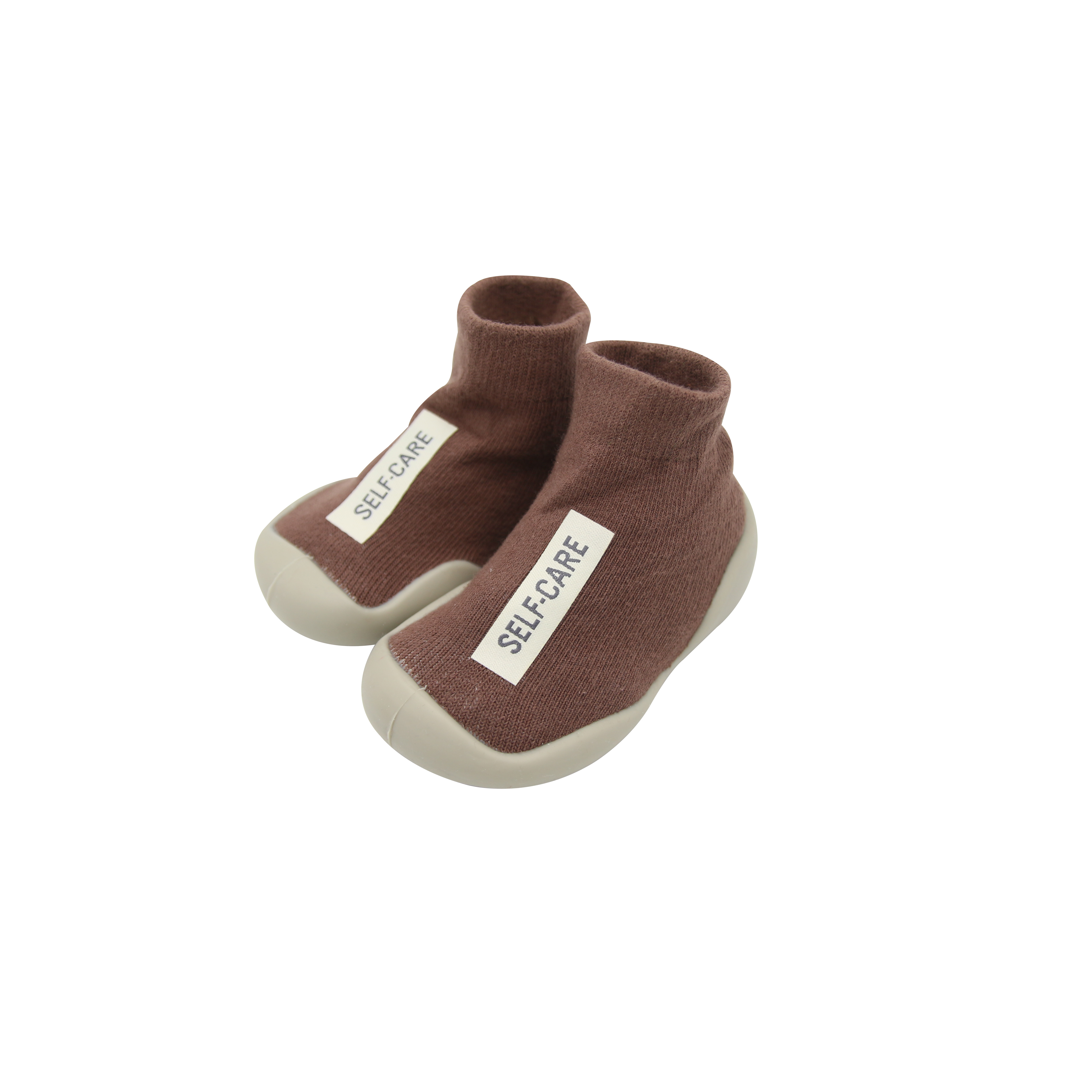 Giày bún tập đi dạng tất cao cổ đế cao su chống trượt -  phong cách Hàn Quốc Comfybaby GB001