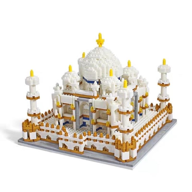 Đồ chơi xếp hình lắp ráp lâu đài con gái công chúa kiến trúc đền mộ tajmahal ấn độ phát triển tư duy