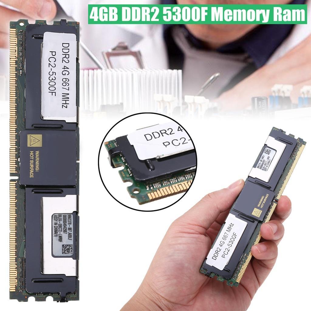 Thẻ Nhớ Ram 4GB DDR2 5300F 667Mhz 1.8V ECC 240 Pin CL5 Cho Máy Tính Mới