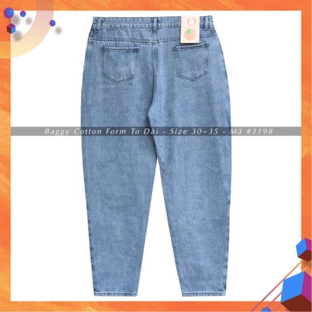 Quần Baggy Nam/Nữ SIZE ĐẠI - LƯNG CAO - PHOM TO DÀI - Cắt Rách Socoll Màu [HOT TREND