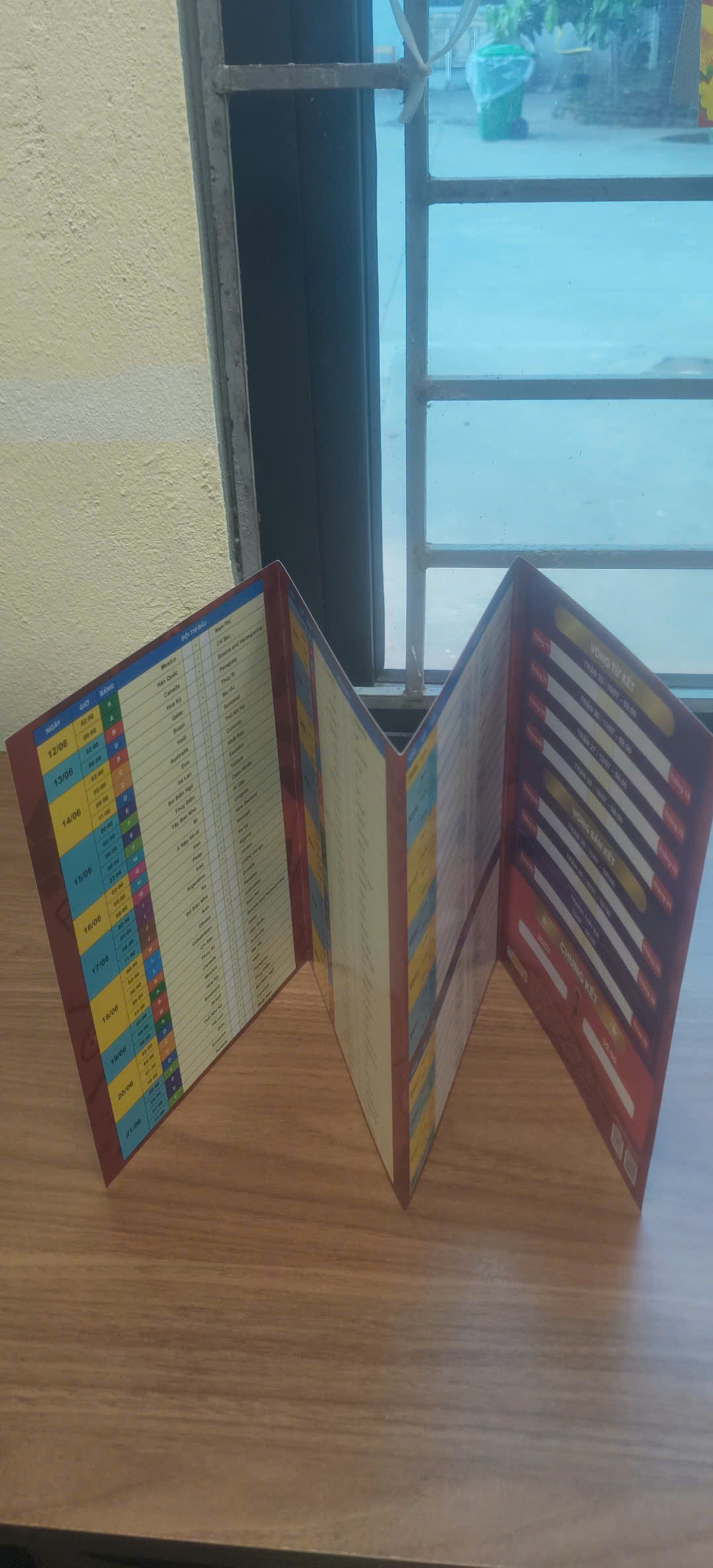 (Bản gấp gọn) LỊCH THI ĐẤU BÓNG ĐÁ WORLD CUP 2026 – ndbooks