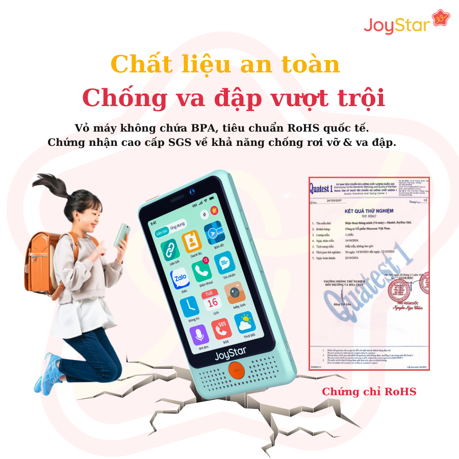 Điện Thoại Thông Minh Học Sinh Joystar S10| Hàng chính hãng | Thông Minh Hơn Cả Smartphone, An Toàn Hơn Đồng Hồ Định Vị |