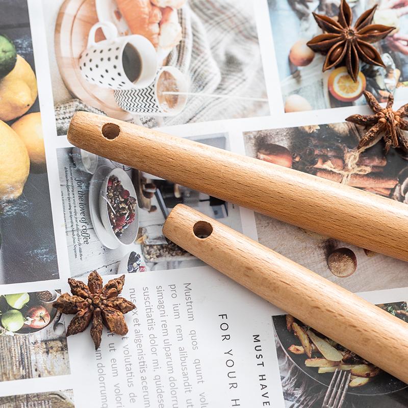 Mới Màu Tím Lưu Trữ Xô Silicone Bộ Đồ Dùng Nhà Bếp Tay Cầm Bằng Gỗ Không Dính Thìa Đũa Dụng Cụ Nhà Bếp Nấu Ăn Dụng Cụ Hộ Gia Đình