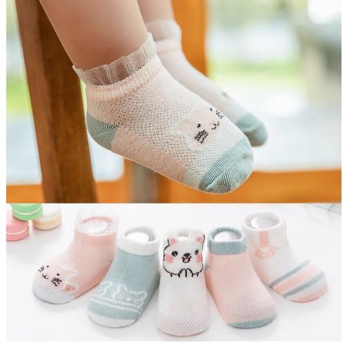 Set 5 đôi tất lưới kisdsock MS02 cho bé mẫu mới 2020