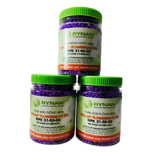 NPK 31-08-08 RYNAN FLOWERMATE 200 Phân tan chậm có kiểm soát chuyên dùng cho phong lan