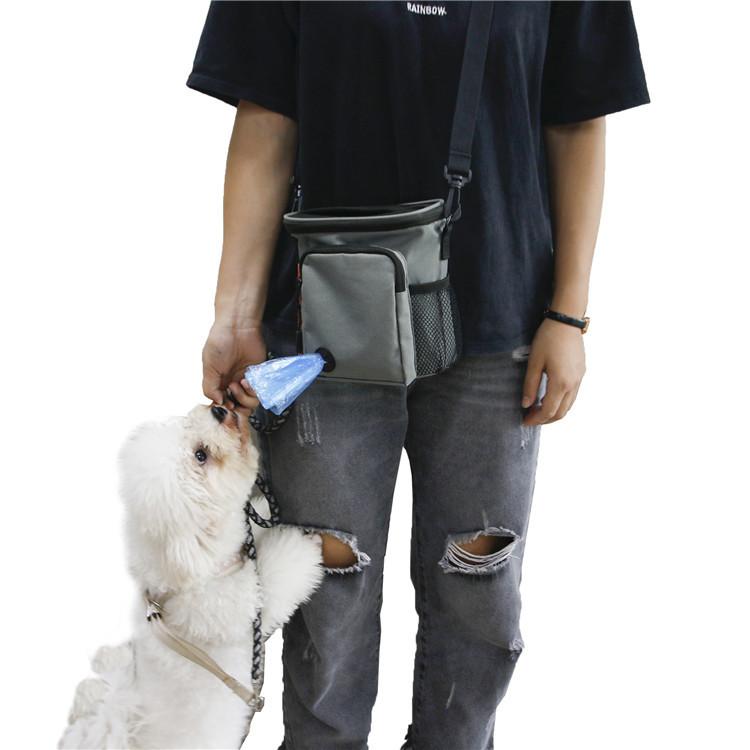 Túi túi đối xử với chó với đóng cửa từ tính, túi huấn luyện chó dễ dàng mang đồ chơi thú cưng