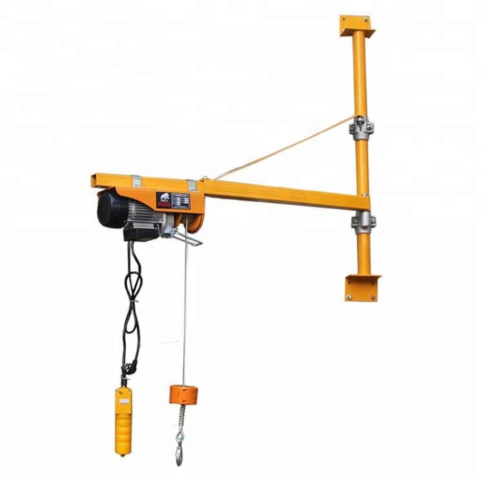Khung treo tời điện gia đình 200kg – 600kg chịu tải lớn dùng để bắt tời lên tường bê tông, nhà xưởng, công trình thi công