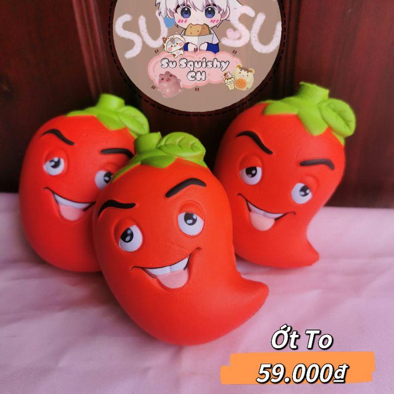 Đồ chơi bóp mềm Squishy Ớt đỏ giảm stress