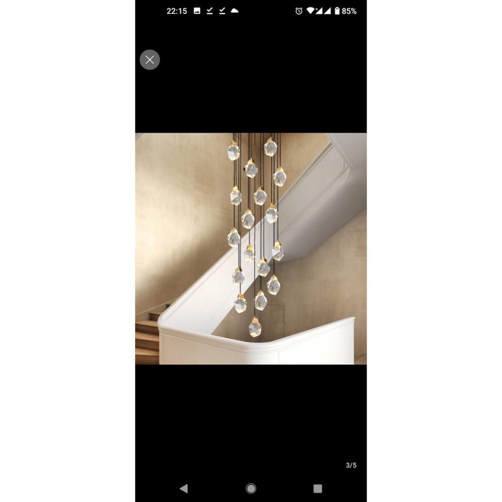 Đèn thả thông tầng,quả đèn thả phale, đèn trần phale trang trí, đèn thông tầng, đèn trang trí, đèn decor HTK027