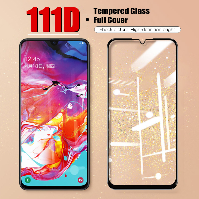 Miếng dán kính cường lực full 111D cho Samsung Galaxy A01 hiệu HOTCASE mỏng 0.3mm, độ cứng 9H - Hàng nhập khẩu