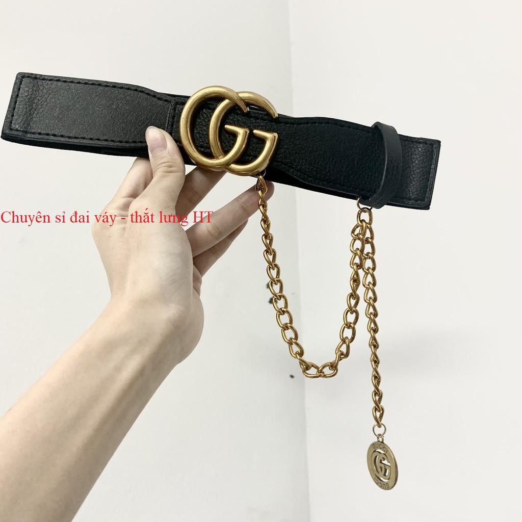 Đai váy KÈM CHAIN xích G đồng 4cm