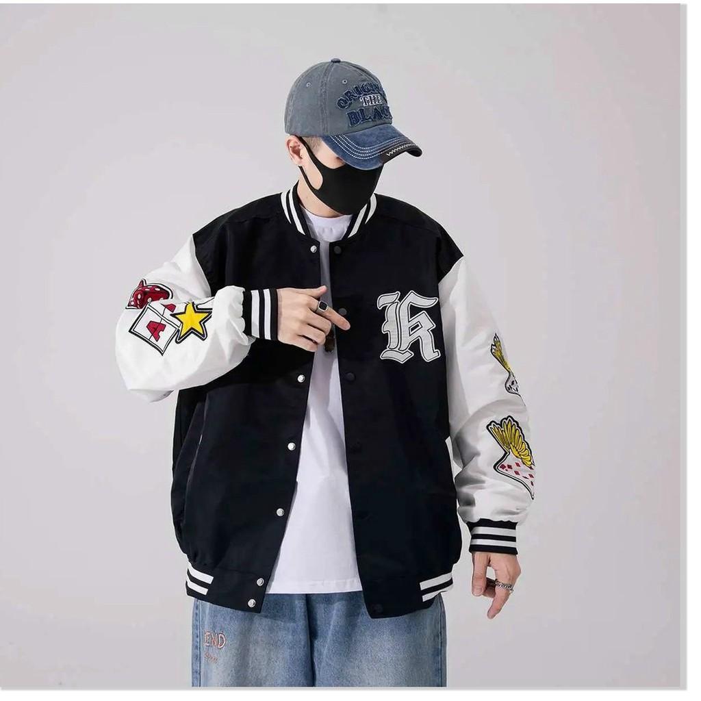 Áo Khoác Bomber Chất Liệu Dù Logo in 2 Thân Cực Chất B.By
