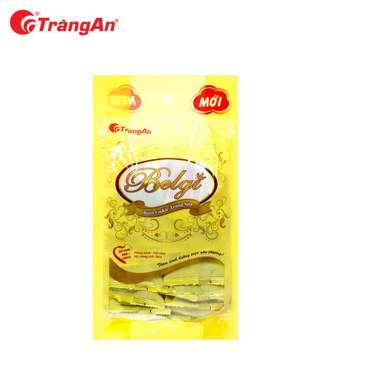 Bánh Cookie Belgi Trứng Sữa Gói 250g, Giòn Thơm Hảo Hạng