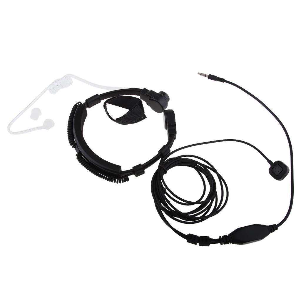 PTT Air Acoustic Tube Earpiece 3.5mm 1 Pin Radio Headset for Radio