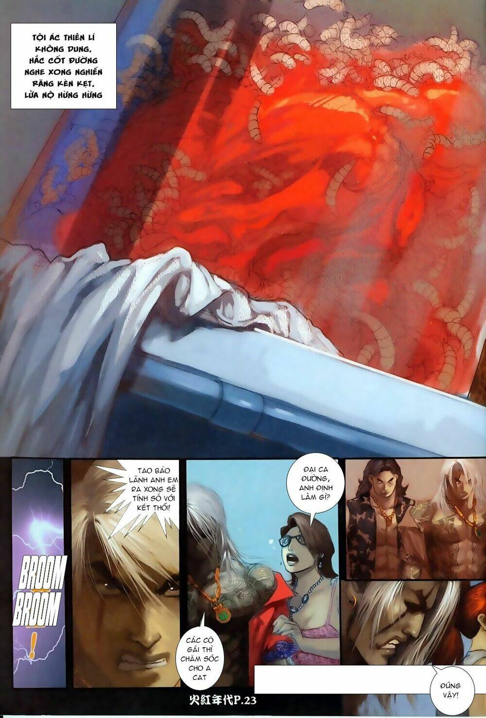 hỏa hồng niên đại hắc cốt đường chapter 64 19