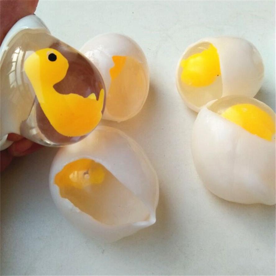 Trứng Bóp Trút Giận Khủng Long 2 Lớp Gudetama Squishy Xả Stress Giảm Căng Thẳng Cực đáng yêu mochi