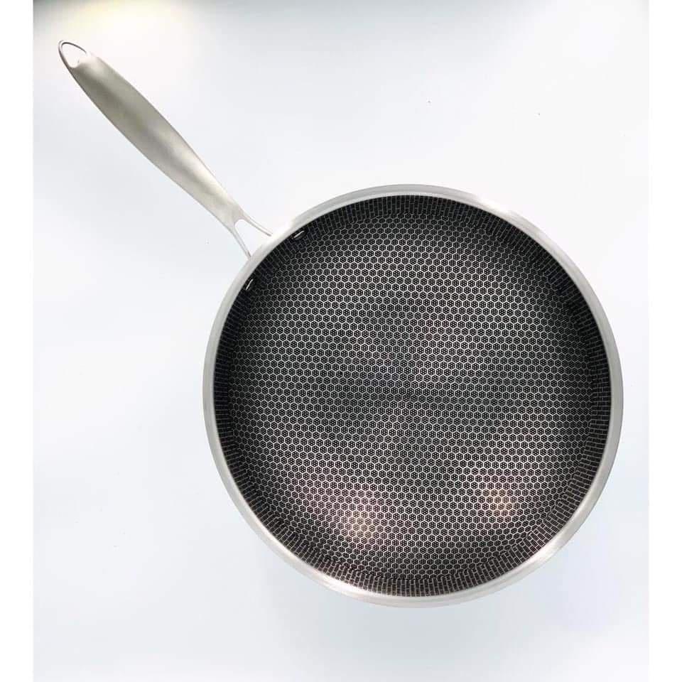 Chảo Xào Sâu Lòng Size 32 cm Chảo Đúc Nguyên Khối Siêu Chắc Siêu Bền