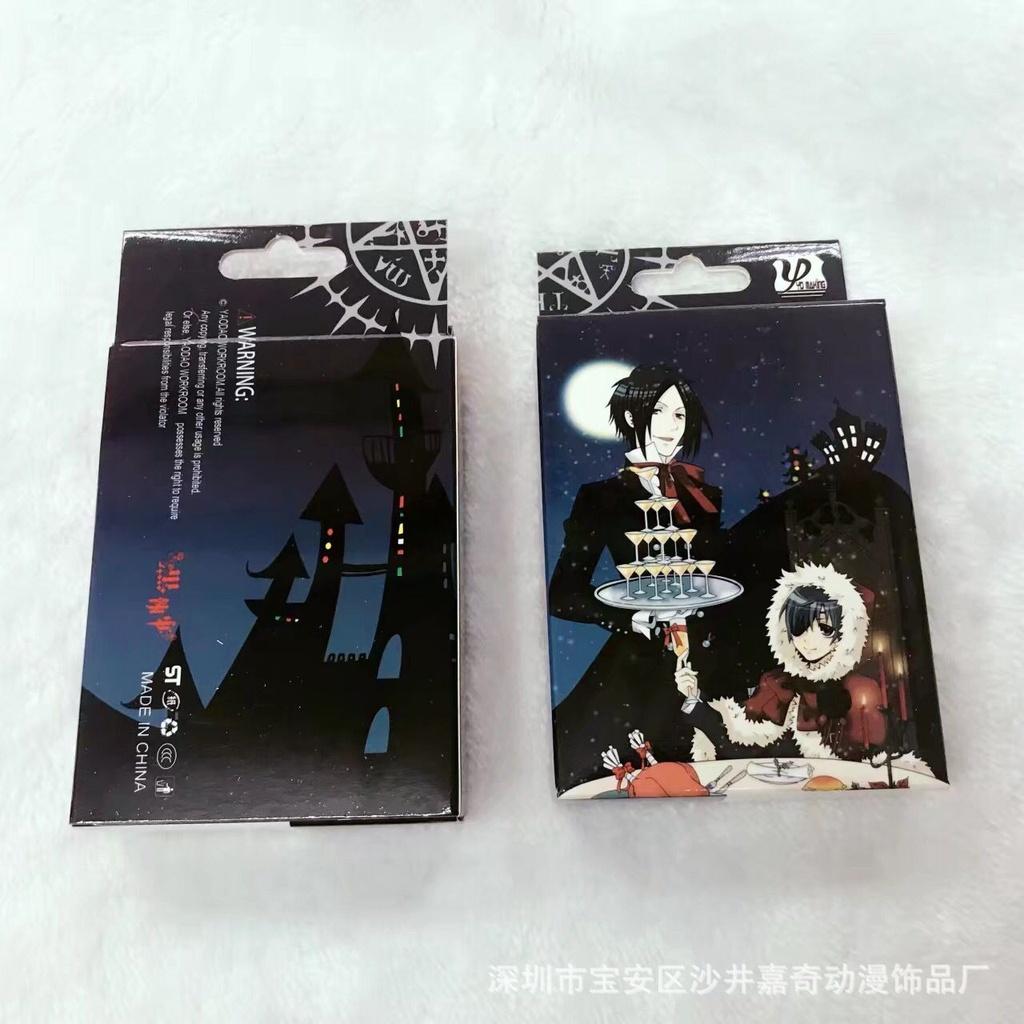 Bài tây anime Hắc Quản Gia, Black Butler, Kuroshitsuji, tú lơ khơ, manga - 54 lá 54 hình khác nhau
