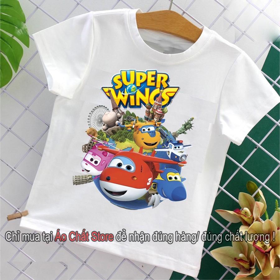 (VIDEO) Áo thun hoạt hình trẻ em đội bay siêu đẳng Super Wings SW02 | Áo Chất Store