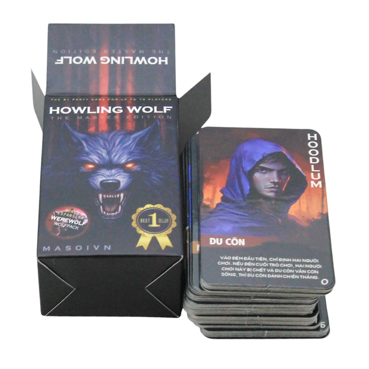 Boardgame Ma Sói Howling Wolf The Kas - 21 Lá - The Kas