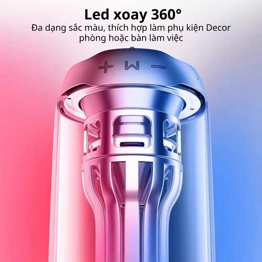 Loa Bluetooth Pluse 4 Có Đèn Led Theo Âm Nhạc Công Suất 20w 360 Độ Âm Thanh Chuẩn Bass Căng Đét Pin Cực Khoẻ
