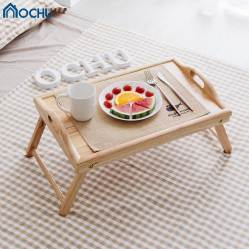 Bàn Ăn Mini Gỗ Thông OCHU - Bed Tray