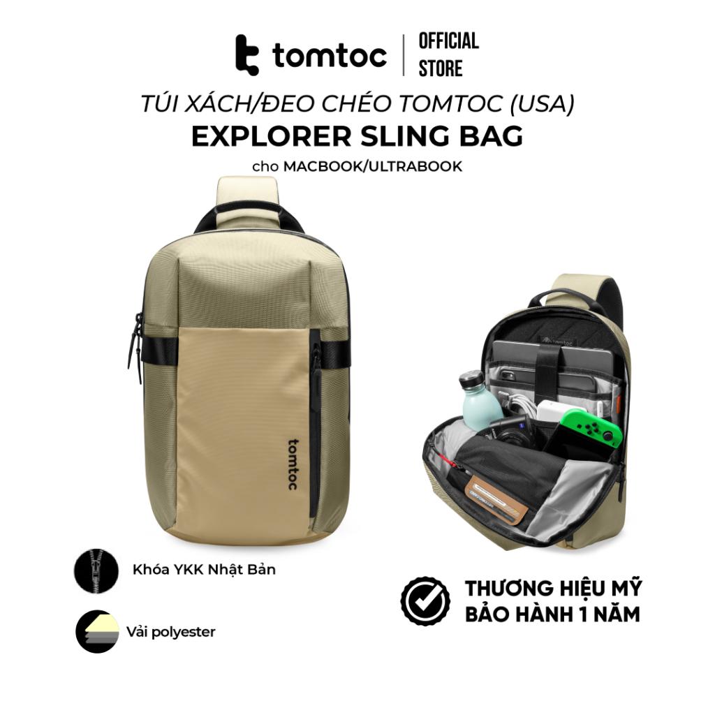 Túi đeo đa năng Tomtoc Crossbody Edc Sling Bag cho Macbook Pro 14 - Hàng chính hãng