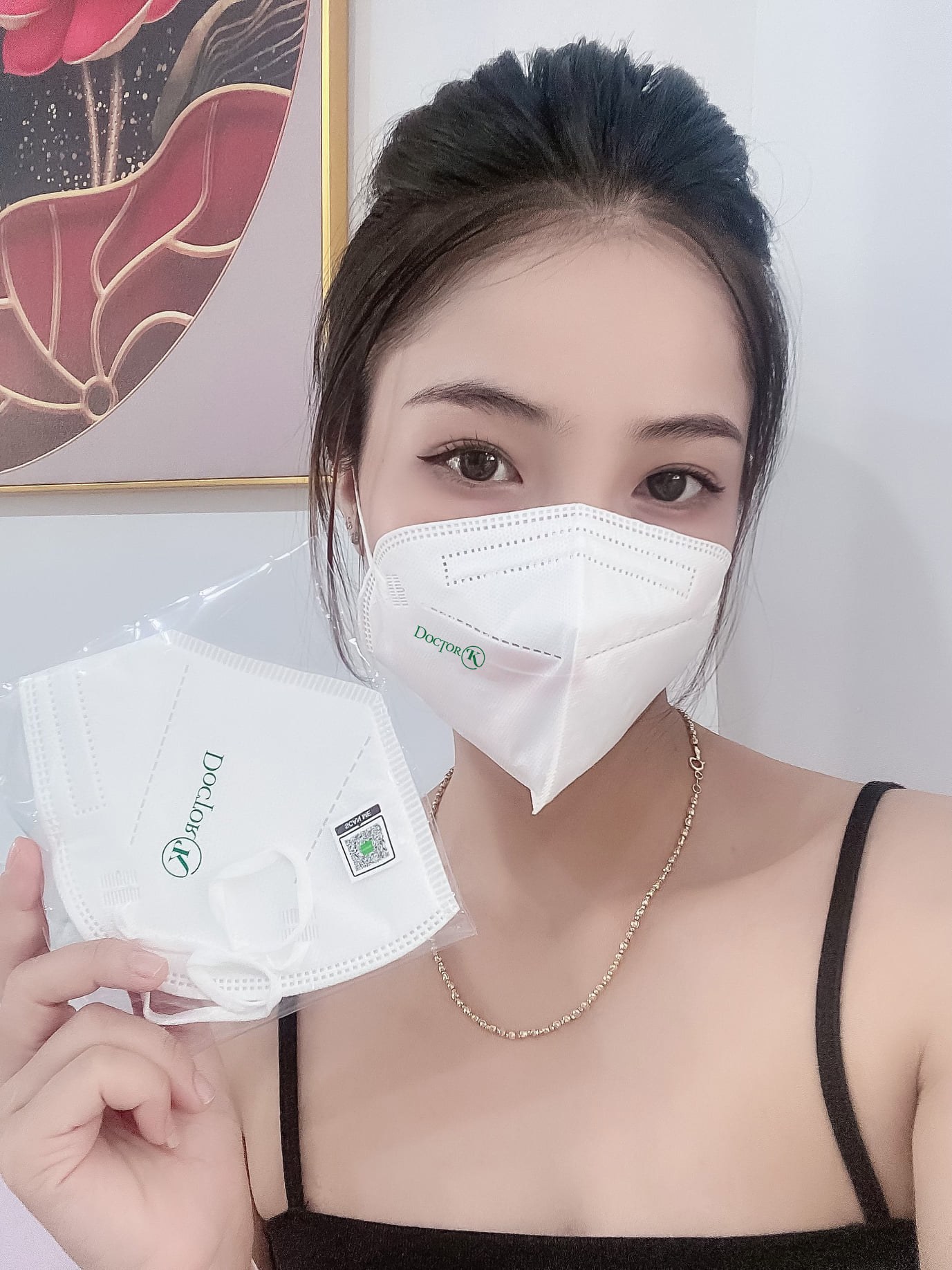 &lt; 1 BỊCH 1 CÁI&gt; Khẩu trang KN95 Doctor K - 5 lớp vải kháng khuẩn - lớp vải dày dặn