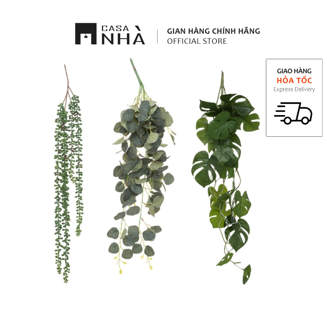 Cây nhân tạo treo tường - Cây lá treo tường, trang trí nội thất/ sân vườn