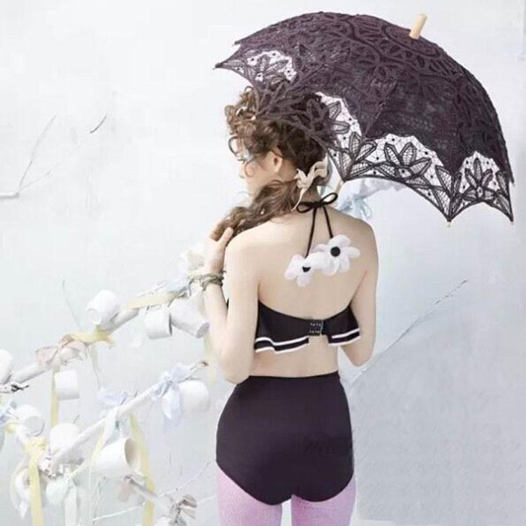 Bộ bơi hai mảnh đính hoa-bikini