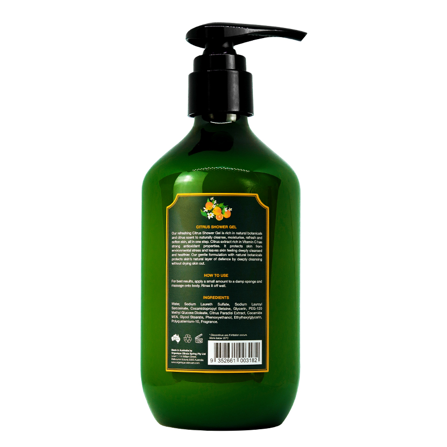 Sữa tắm cam chanh - Citrus Shower Gel 500ml (Mẫu mới)