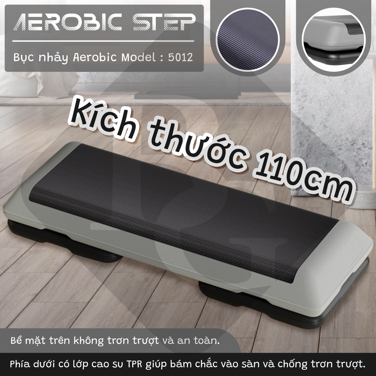 BG Bục dậm nhảy GYM AEROBIC STEP giảm cân hiệu quả Size: 68-72-78 & 110cm có thể điều chỉnh độ cao tập thể dục, aerobic, tập gym tại nhà