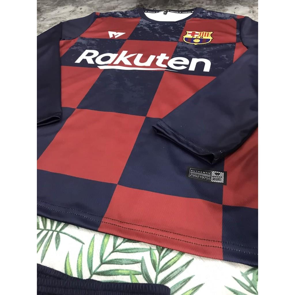 Quần áo đá bóng tay dài CLB TD003 - 1KID|&lt;3Tuoi|&lt;15kg