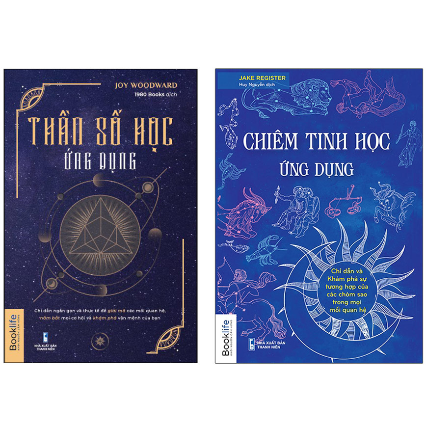 Combo 2 Cuốn: Chiêm Tinh Học Ứng Dụng + Thần Số Học Ứng Dụng