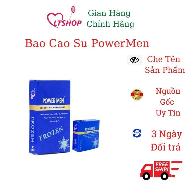 Bao Cao Su Power Men Frozen bạc