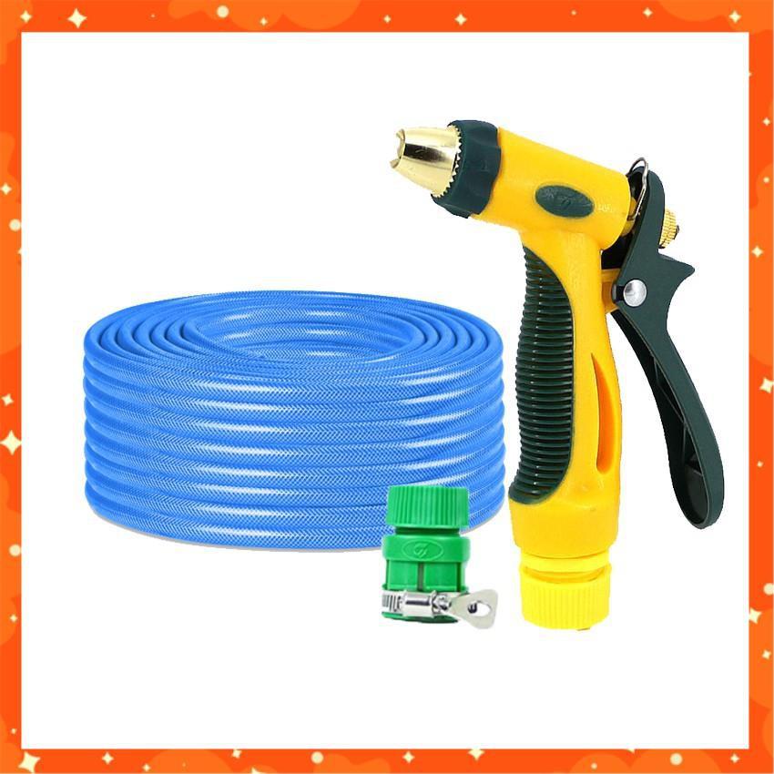 Bộ dây vòi xịt nước rửa xe,tưới cây tăng áp 3 lần 15M 206317