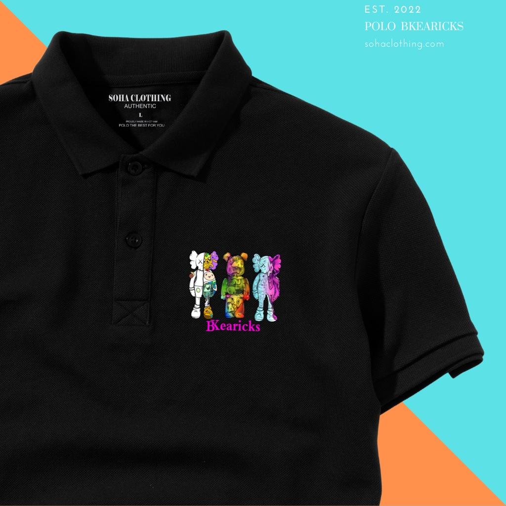 Áo Thun Polo Nam Basic cổ bẻ vải Cá Sấu chuẩn form,hình in sắc nét, BKEARICKS-SoHa Clothing