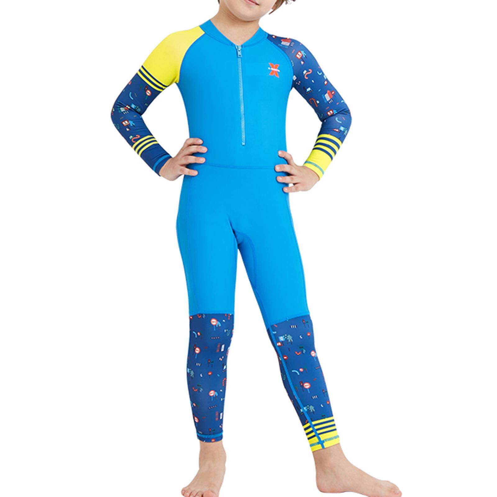Kids Wetsuit Diving Swimsuits Water Resistant Long Sleeve Thermal Full suits for Swimming
