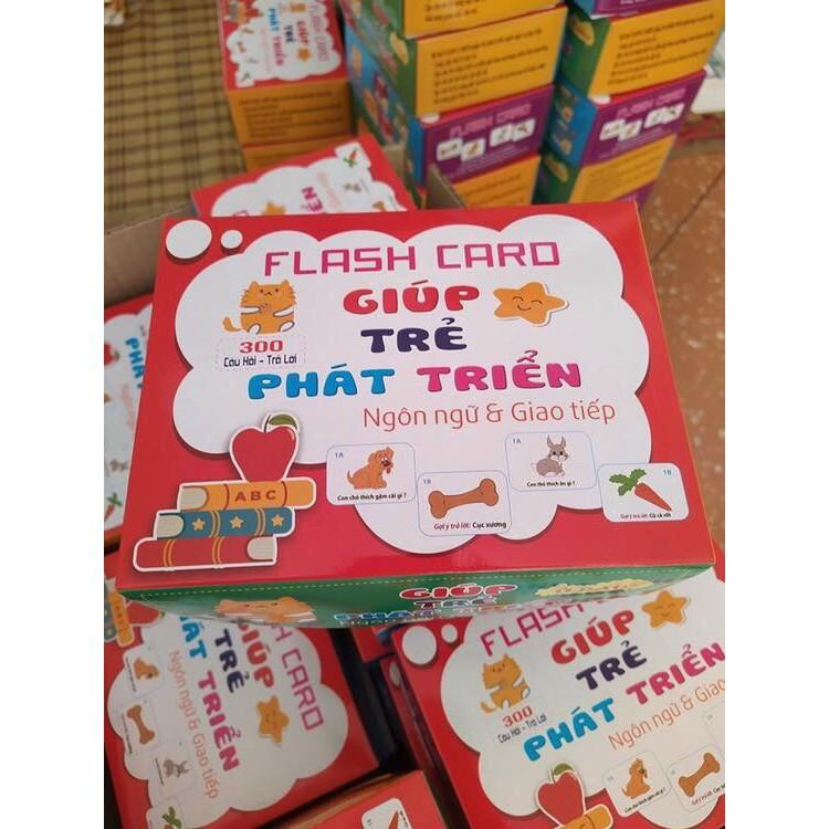 Bộ flashcard giúp trẻ phát triển ngôn ngữ và giao tiếp - Thẻ học thông minh