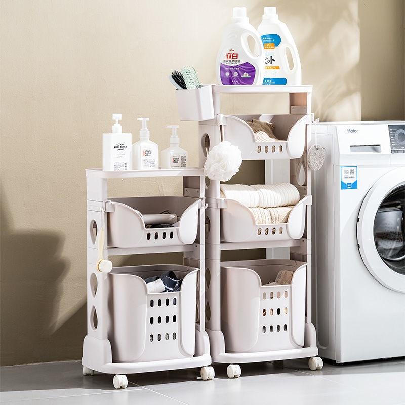 Kệ đựng đồ đa năng 3 tầng nhựa eccox có bánh xe xoay 360 độ, kệ để đồ cao cấp 5329