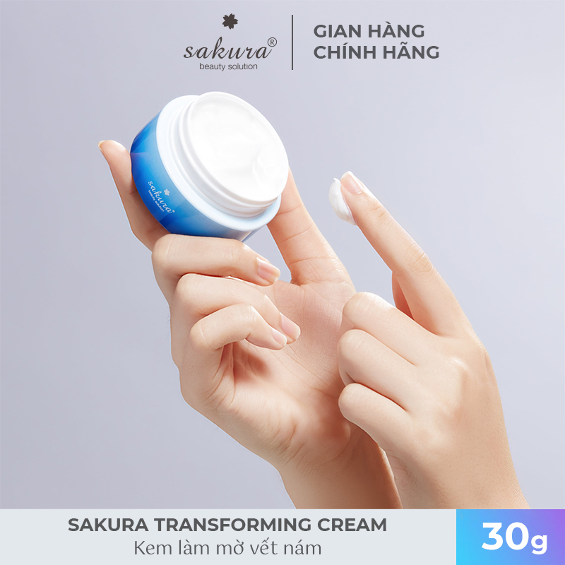 Kem làm mờ vết nám Sakura Transforming Cream 30g