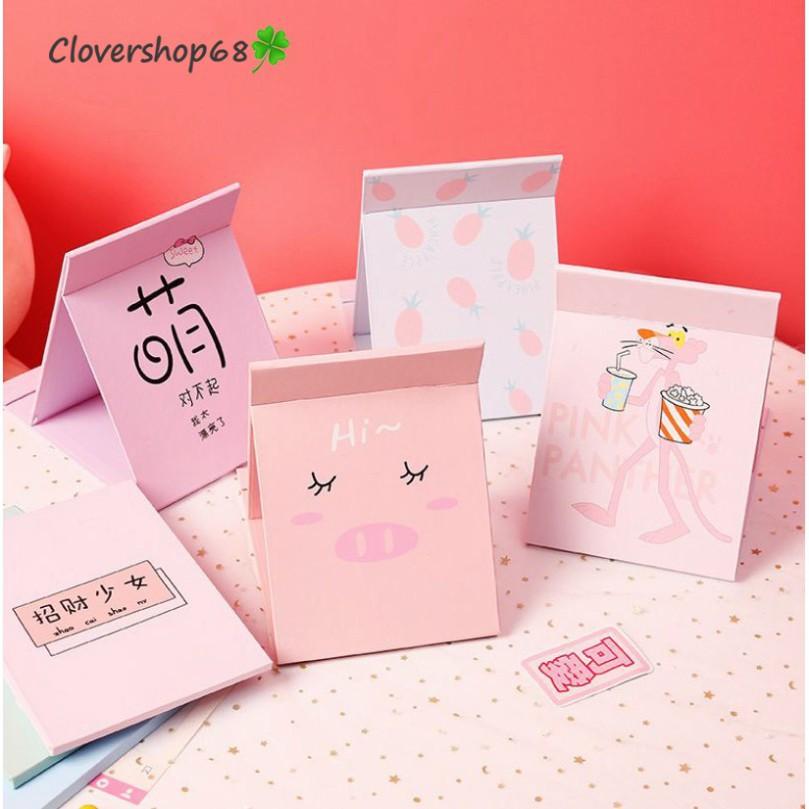 Gương trang điểm để bàn có thể gấp gọn siêu Kute