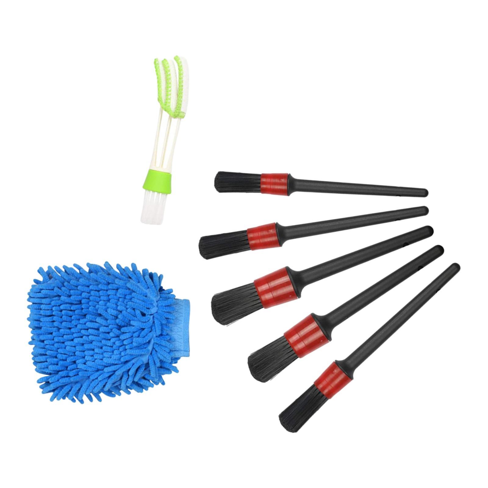 7  Car Detailing Brush Interior Cleaning  Cleaning Tools Kit