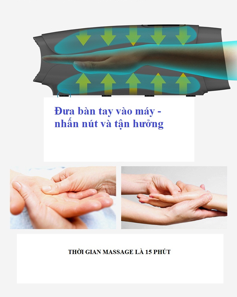 Máy massage bàn tay và cổ tay