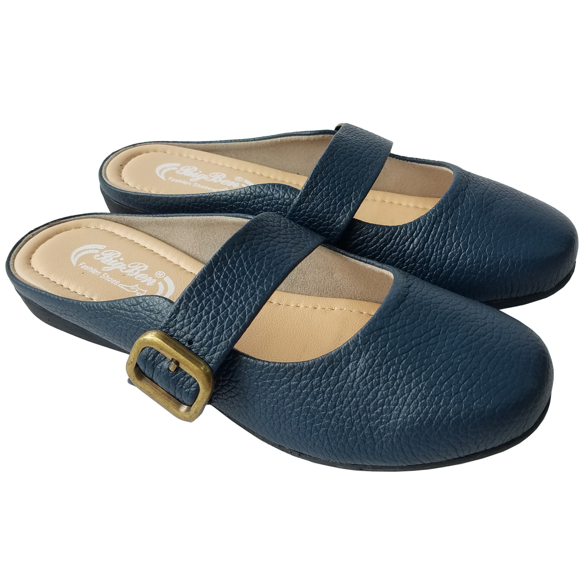 Dép Sục Nữ Da Bò Thật BIGGBEN Cao 5 Phân SBN62