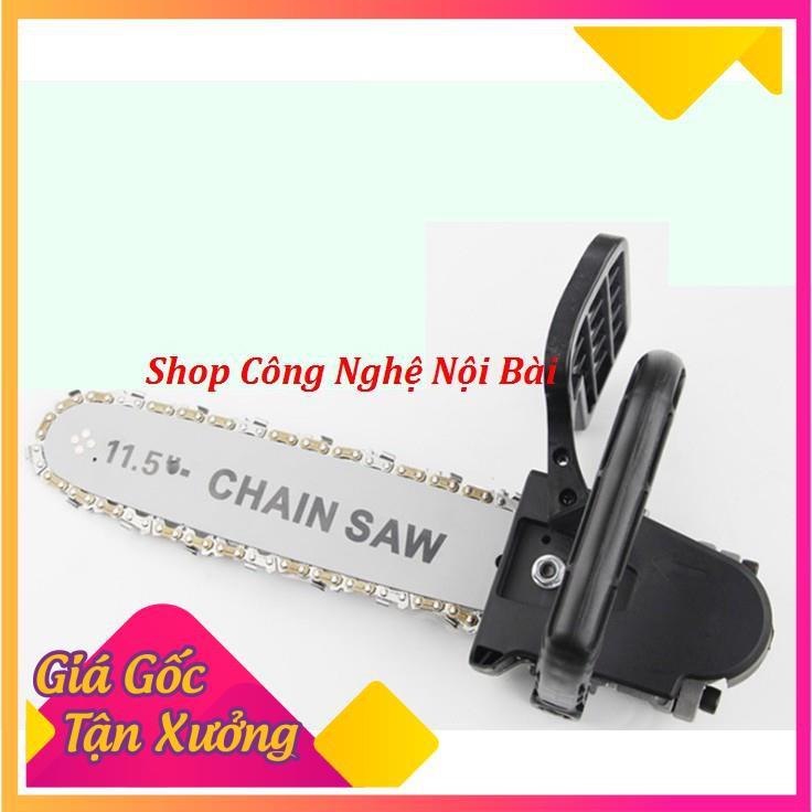 Bộ lưỡi cưa xích gắn máy mài