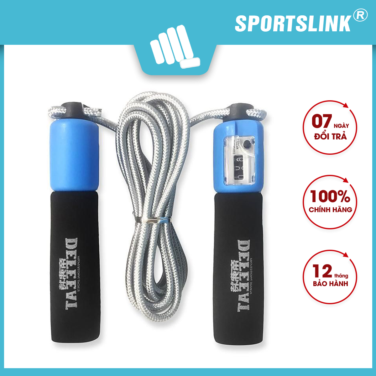  Dây nhảy đếm số vòng nhảy rất tiện lợi Defeeat 6213 Sportslink