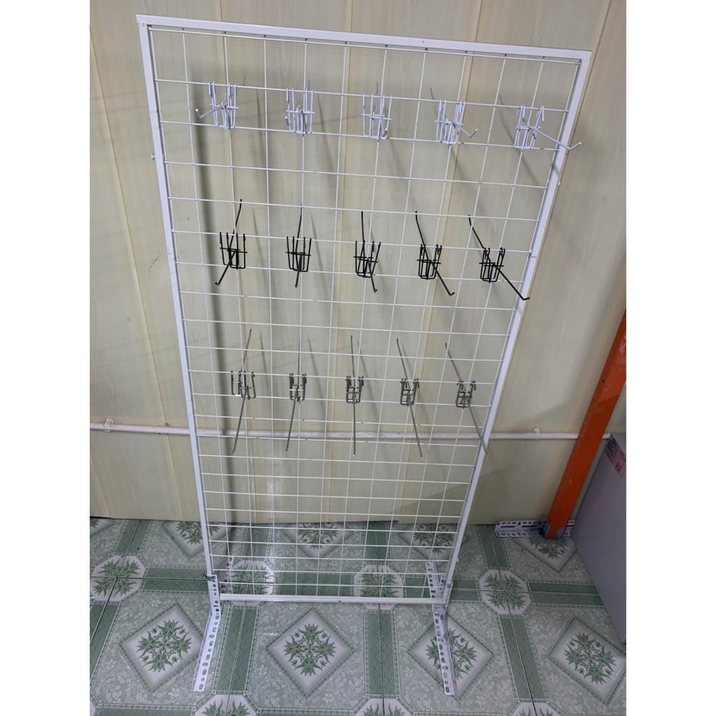 Móc cài lưới sắt, tay cài lưới dùng cho tấm lưới sắt treo đồ, phụ kiện điện thoại, decor trang trí loại dài 15cm
